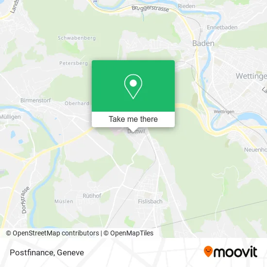 Postfinance map
