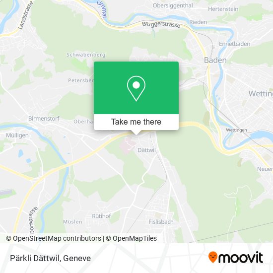 Pärkli Dättwil map