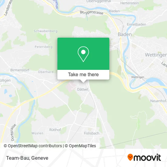 Team-Bau map
