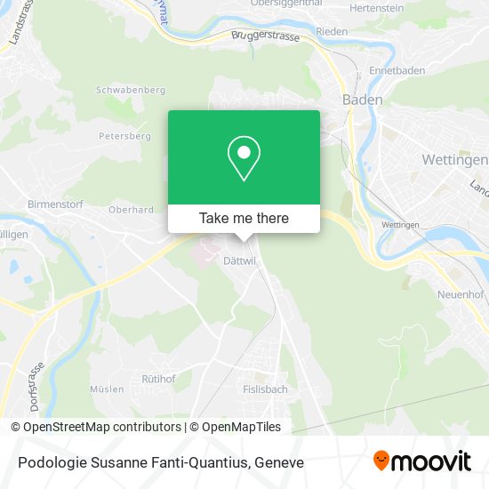 Podologie Susanne Fanti-Quantius map