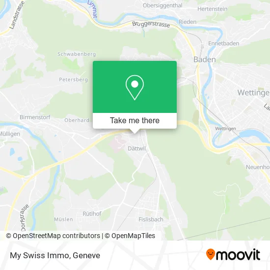 My Swiss Immo map