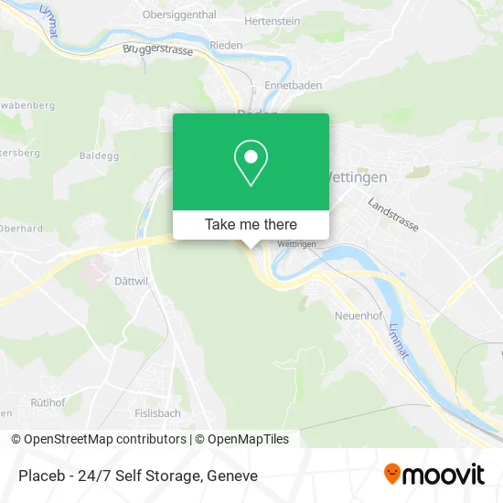 Placeb - 24/7 Self Storage map