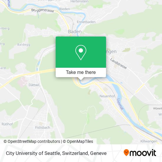 City University of Seattle, Switzerland map