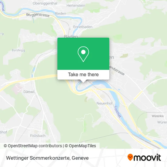 Wettinger Sommerkonzerte map