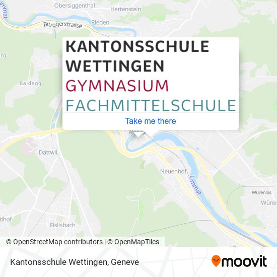 Kantonsschule Wettingen plan