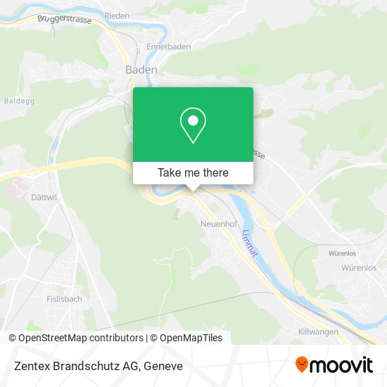 Zentex Brandschutz AG map