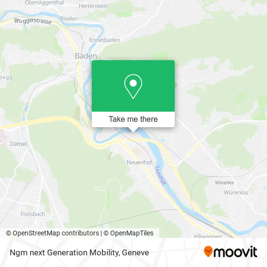 Ngm next Generation Mobility map
