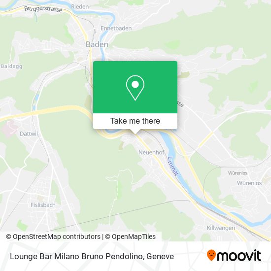 Lounge Bar Milano Bruno Pendolino map