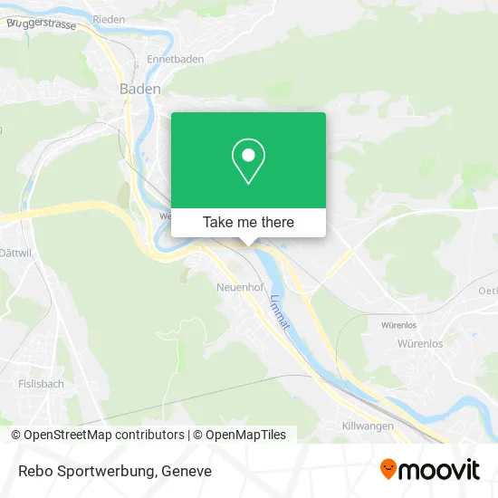 Rebo Sportwerbung map