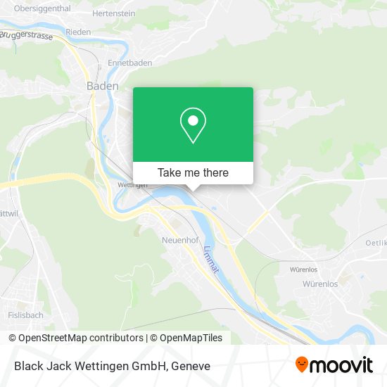 Black Jack Wettingen GmbH map