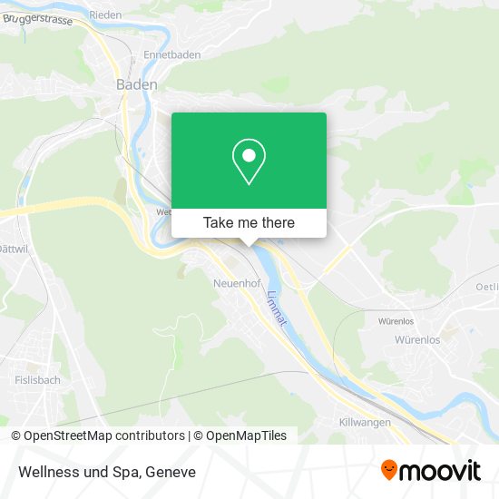 Wellness und Spa map