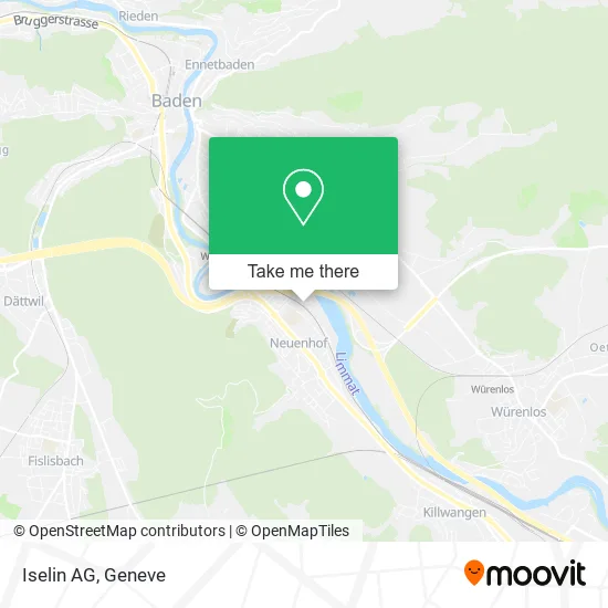 Iselin AG map