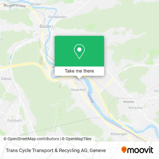 Trans Cycle Transport & Recycling AG map