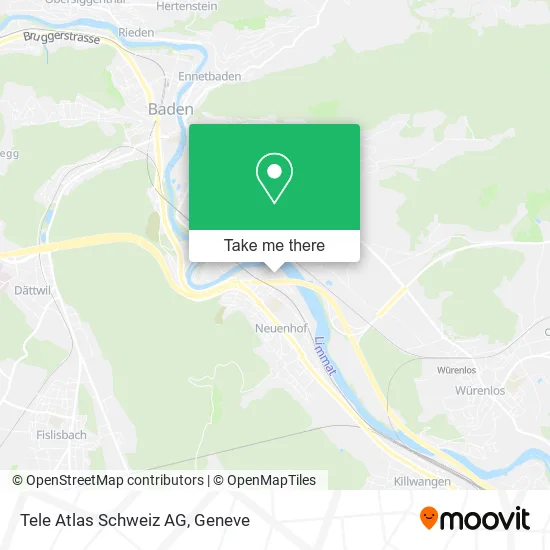 Tele Atlas Schweiz AG map