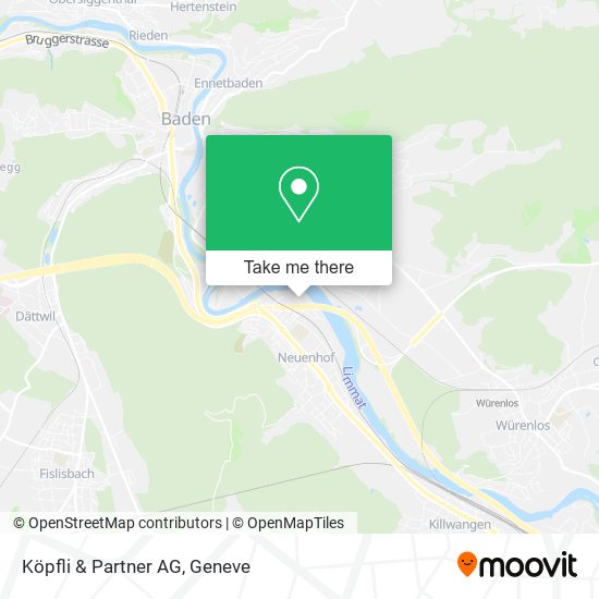 Köpfli & Partner AG map