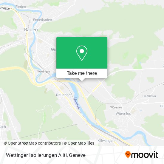 Wettinger Isolierungen Aliti map