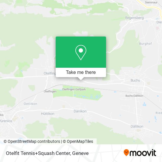 Otelfit Tennis+Squash Center map