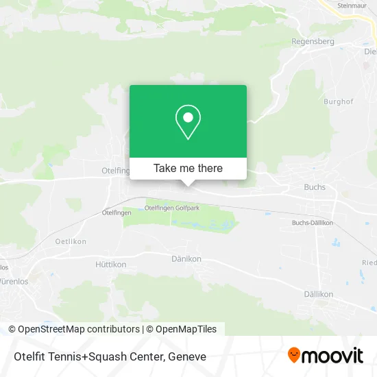 Otelfit Tennis+Squash Center map