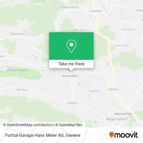 Furttal-Garage Hans Meier AG map