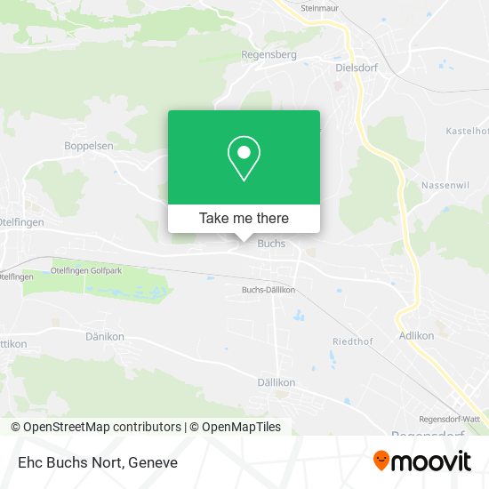 Ehc Buchs Nort map