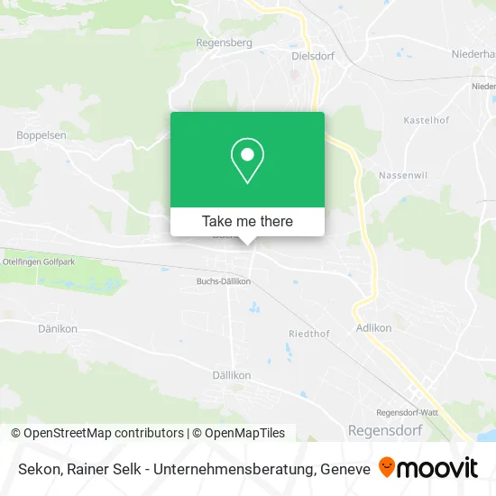 Sekon, Rainer Selk - Unternehmensberatung map