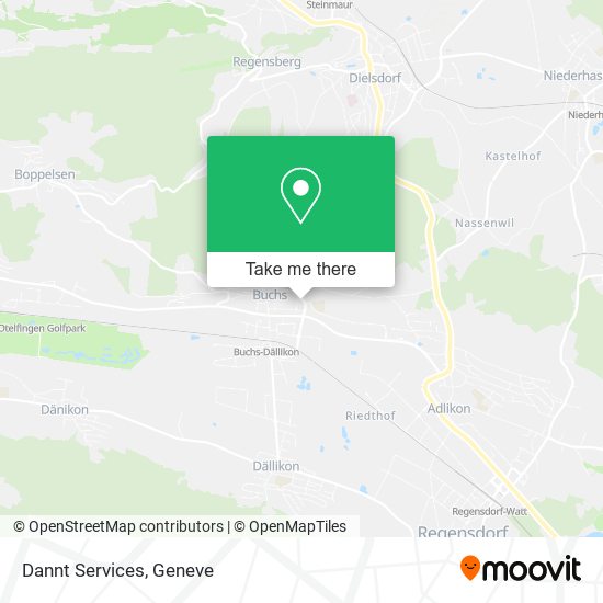 Dannt Services map