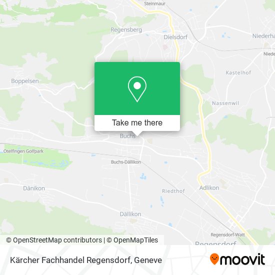 Kärcher Fachhandel Regensdorf map