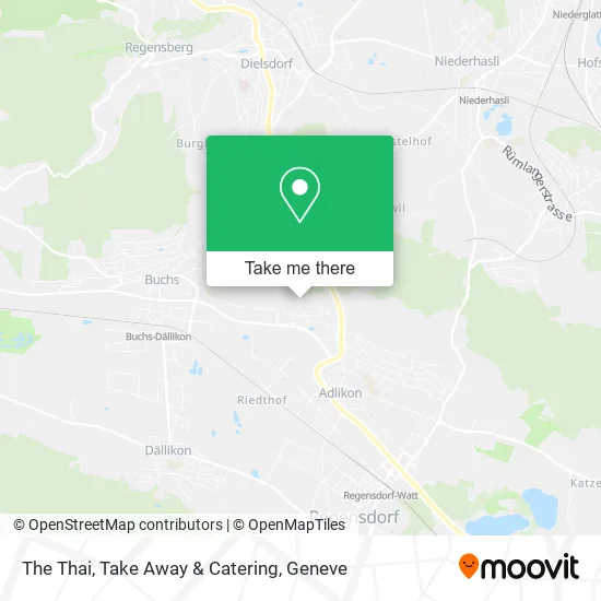 The Thai, Take Away & Catering map