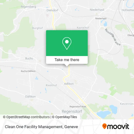 Clean One Facility Management map