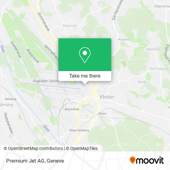 Premium Jet AG map