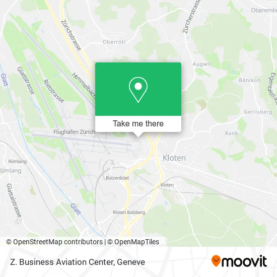 Z. Business Aviation Center map
