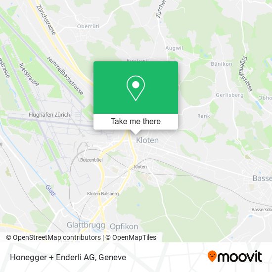 Honegger + Enderli AG map