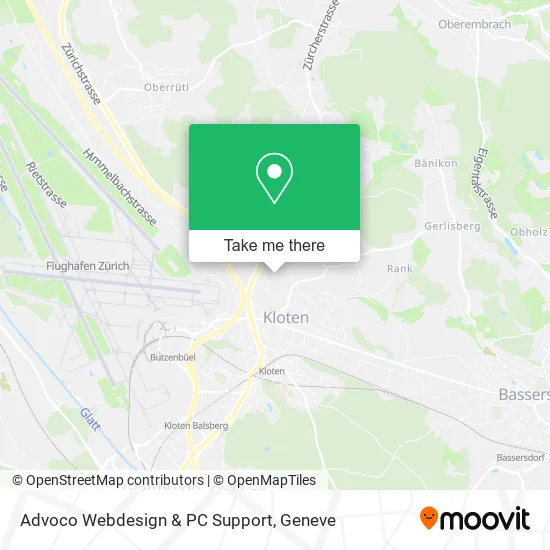 Advoco Webdesign & PC Support map