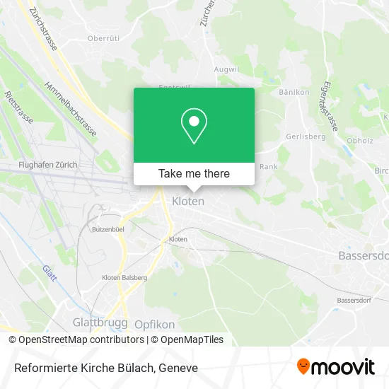 Reformierte Kirche Bülach map