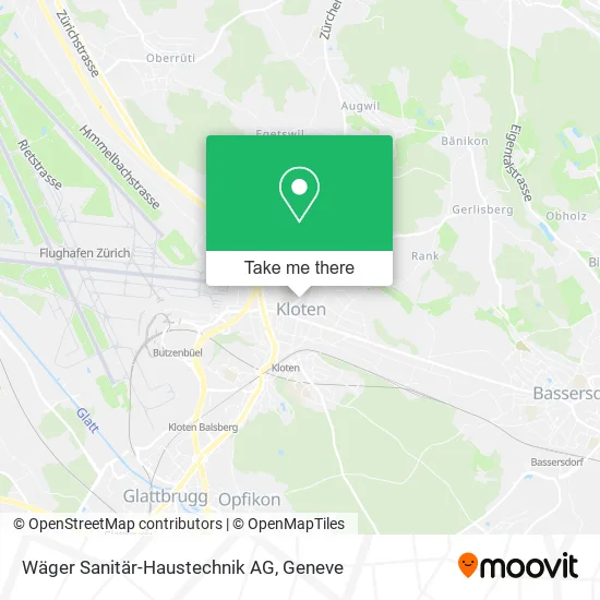 Wäger Sanitär-Haustechnik AG map