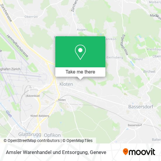 Amsler Warenhandel und Entsorgung map