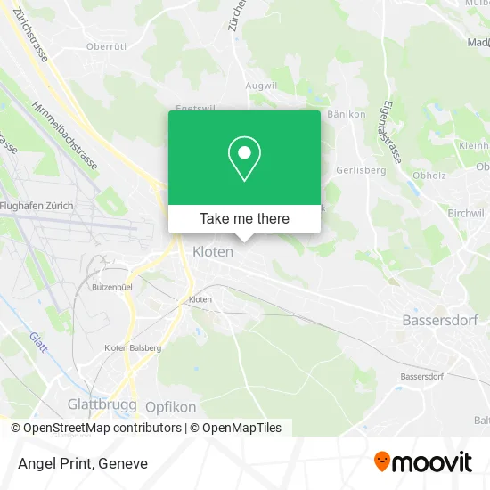 Angel Print map