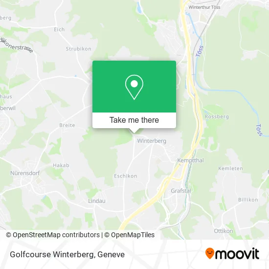 Golfcourse Winterberg map