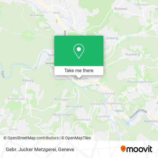 Gebr. Jucker Metzgerei map