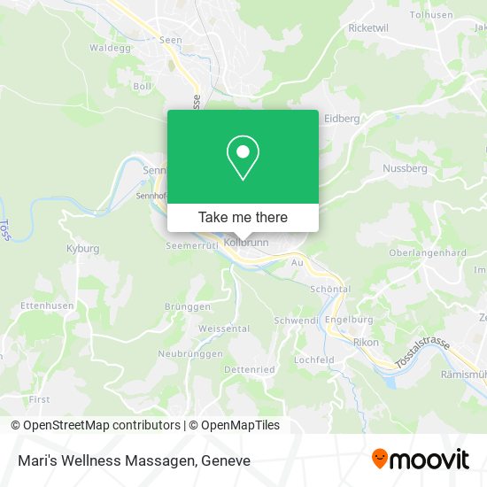 Mari's Wellness Massagen map