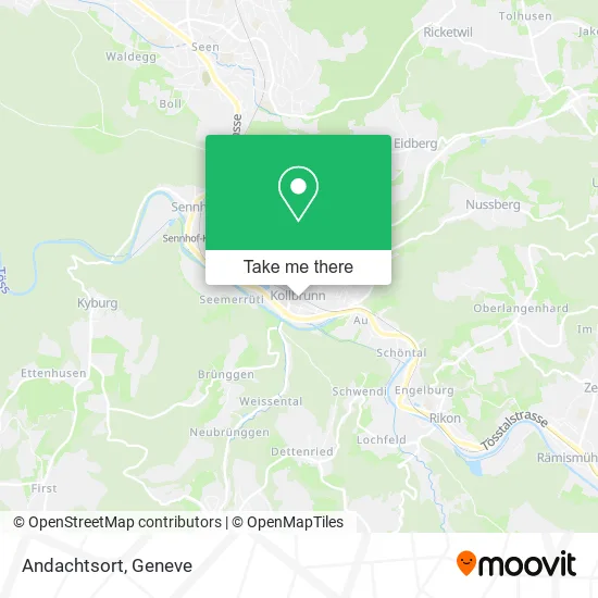 Andachtsort map