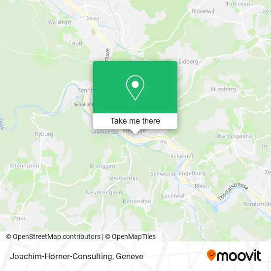 Joachim-Horner-Consulting map