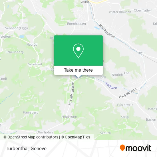 Turbenthal map