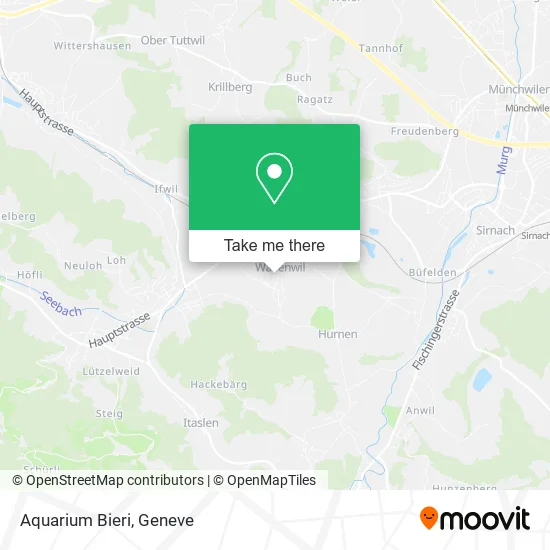Aquarium Bieri map