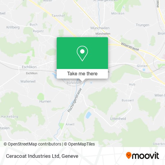 Ceracoat Industries Ltd map