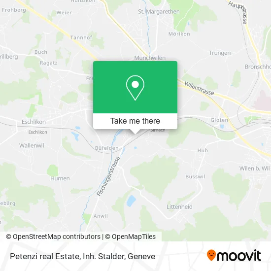 Petenzi real Estate, Inh. Stalder map