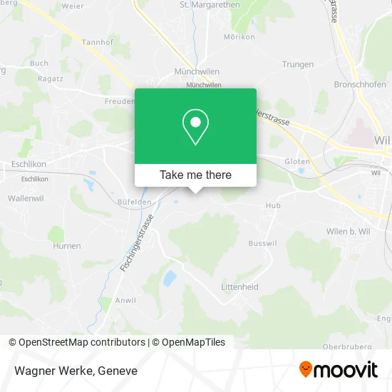 Wagner Werke map