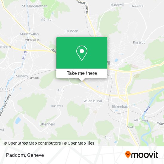 Padcom map
