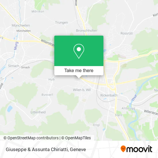 Giuseppe & Assunta Chiriatti map