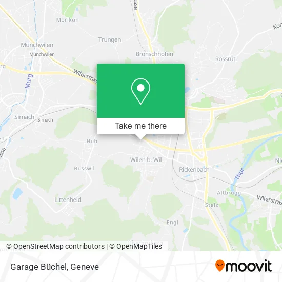 Garage Büchel map